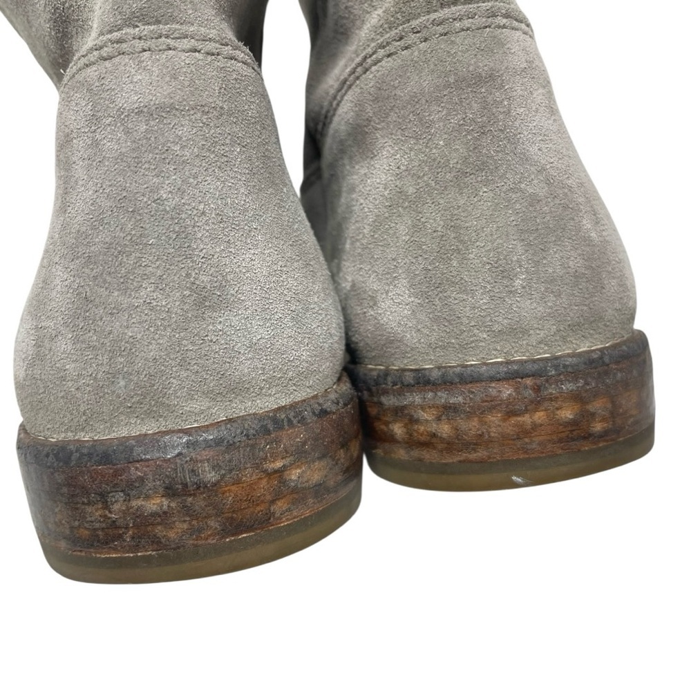 * Isabel Marant Etoile Crisi Slouchy Western Taupe Suede Boots Size 36 - Picture 12 of 14